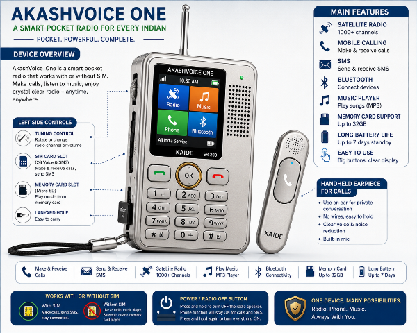 AkashVoice One Device