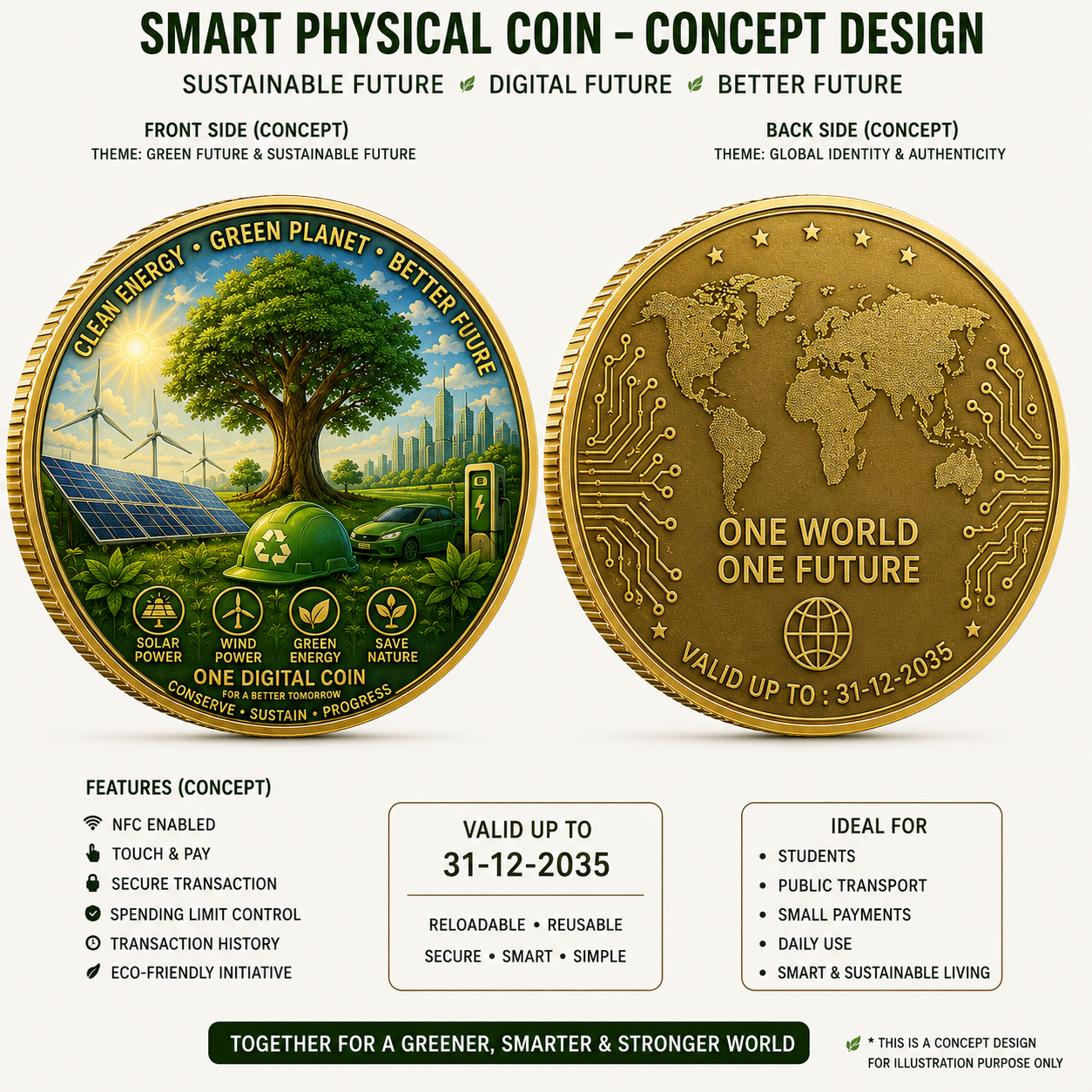 Smart Physical Coin